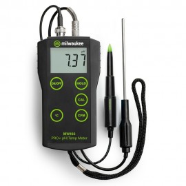 Medidor de pH y Temperatura para Alimentos Milwaukee - MW102 - FOOD PRO
